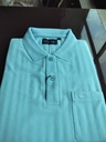 Polo Sky Solid Matt finish T-Shirt - Slim Fit with Pocket