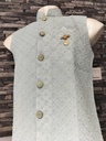 Lucknowi Nehru Jacket - Pista Green