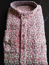 Short Kurta With Embroidery Tribal Print - Light Pink Design 2
